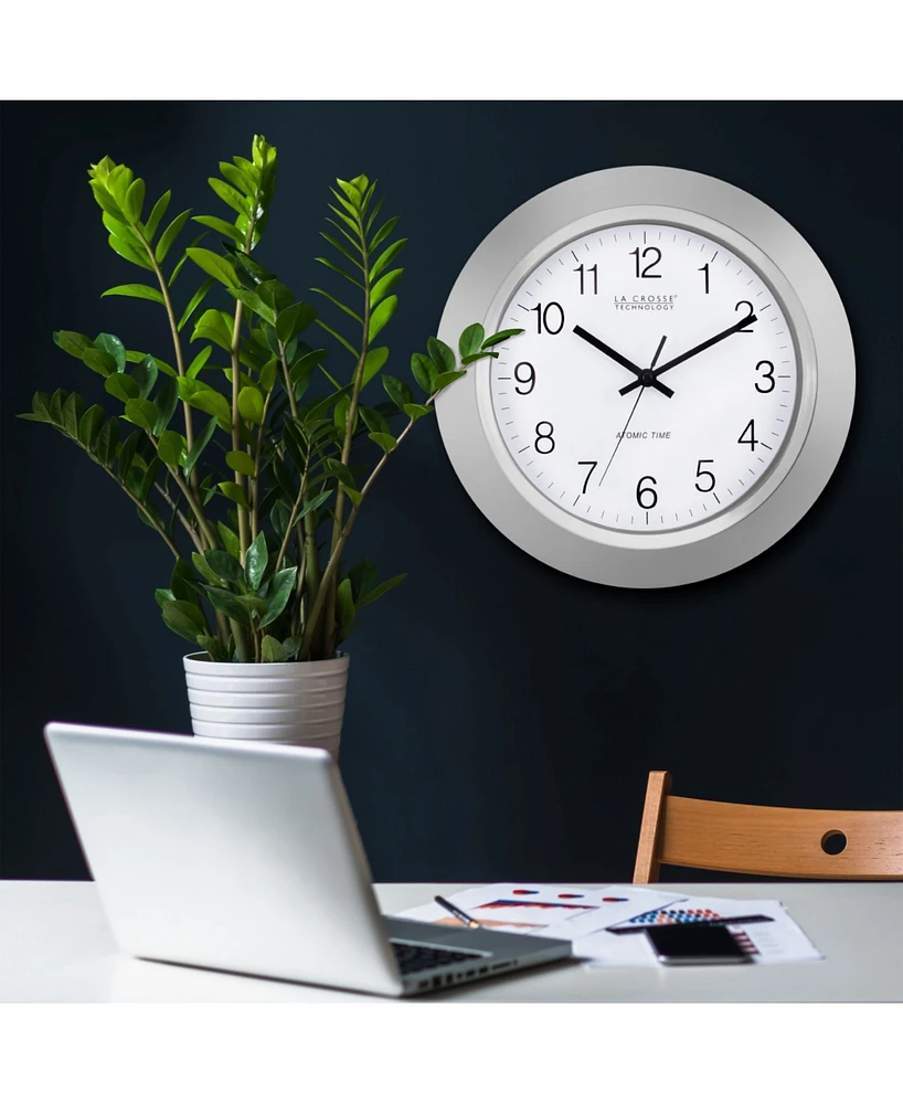 La Crosse Technology 14" Atomic Analog Wall Clock