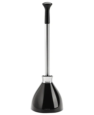 simplehuman Toilet Plunger with Magnetic Caddy Holder