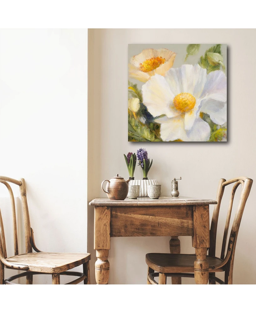 Courtside Market Sunbeam Flowers Ii 30" x 30" Gallery-Wrapped Canvas Wall Art