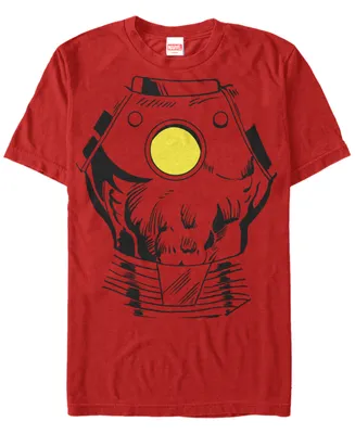 Marvel Men's Avengers Assemble Iron Man Suit Costume Short Sleeve T-Shirt