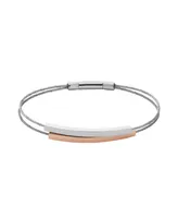 Skagen Women's Kariana Rose Gold Stainless Steel Multi-Strap Bracelet