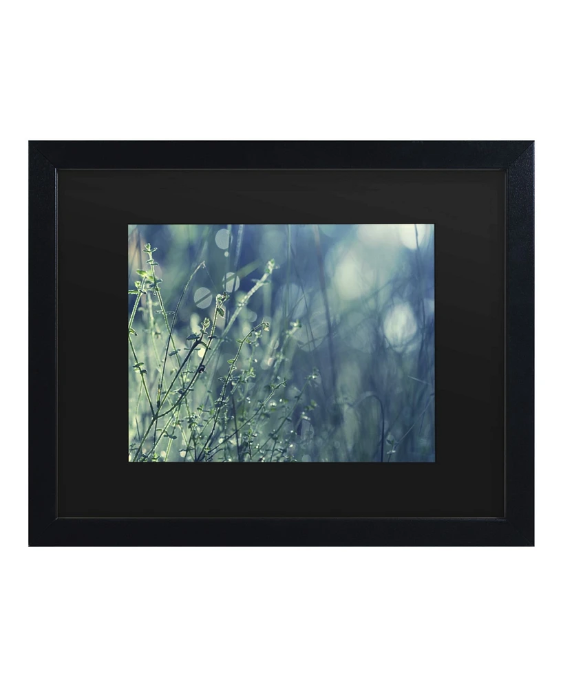 Beata Czyzowska Young Blues in the Morning Matted Framed Art - 15" x 20"
