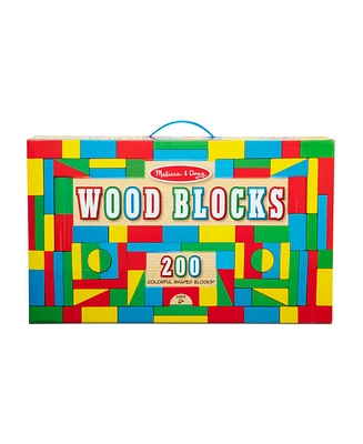 Melissa and Doug 200 Wood Blocks Set