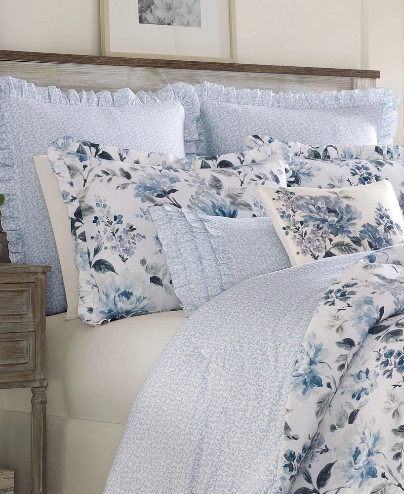 Laura Ashley Chloe Cottage 2-Pc. Duvet Cover Set, Twin