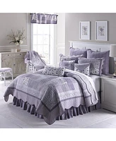 American Heritage Lavender Rose 3-Pc. Quilt Set