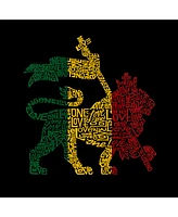 La Pop Art Men's Word Hoodie, One Love