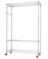 Trinity 3-Tier Rolling Garment Rack
