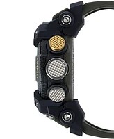 G-Shock Men's Analog-Digital Connected Mudmaster Green & Black Resin Strap Watch 53.1mm