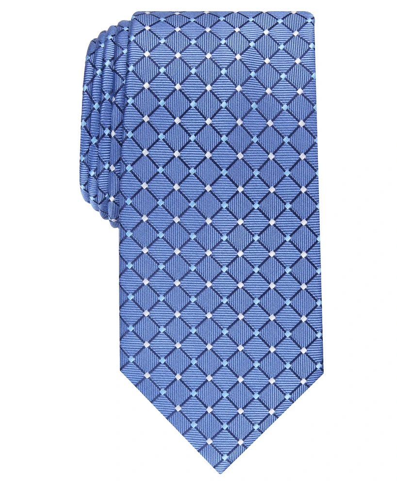 Club Room Men's Classic Grid Tie, Created for Macy's