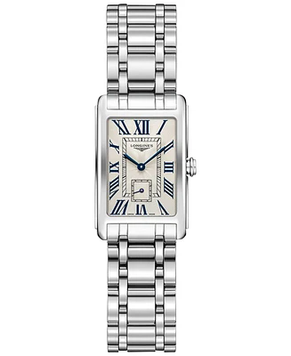 Longines Women's Swiss DolceVita Stainless Steel Bracelet Watch 21x32mm
