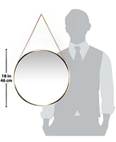 Infinity Instruments Decorative Round Wall Mirror