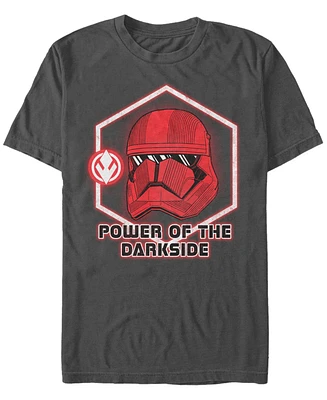 Star Wars Men's Rise Of Skywalker Red Trooper Power The Dark Side Short Sleeve T-Shirt