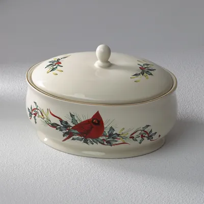 Lenox Winter Greetings Covered Dish
