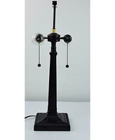 Amora Lighting Tiffany Style Mission Table Lamp