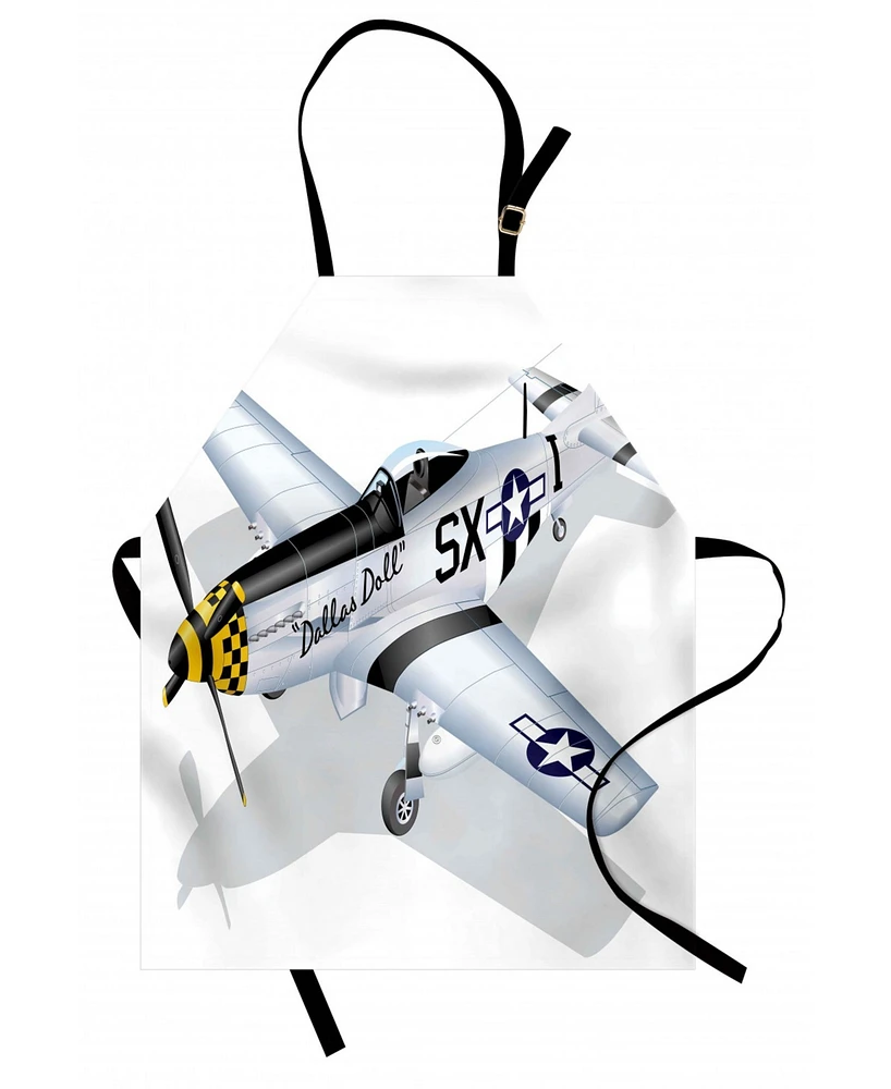 Ambesonne Vintage-Like Airplane Apron