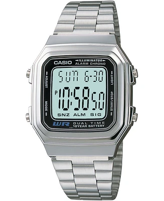 Casio Unisex Digital Stainless Steel Bracelet Watch 32mm