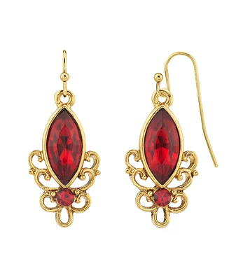 2028 Gold-Tone Drop Earring