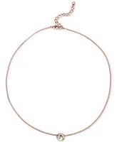 Givenchy, Crystal Pendant Necklace, 16" + 2" Extender