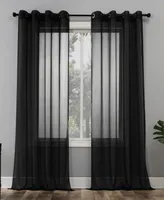 Sheer Voile Grommet Curtain Panel