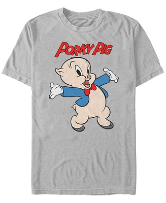 Fifth Sun Looney Tunes Men's Porky Pig Short Sleeve T-Shirt
