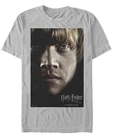 Fifth Sun Harry Potter Men's Deathly Hallows Ron Weasley Big Face Poster Short Sleeve T-Shirt