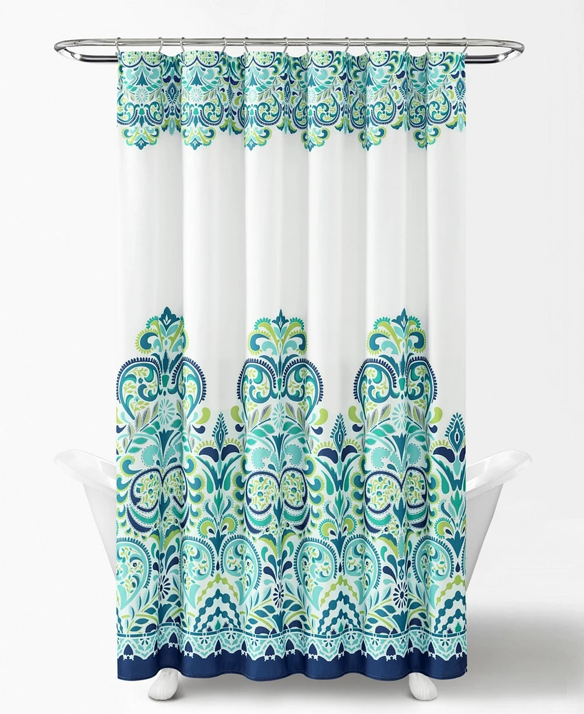 Lush Decor Clara Bohemian Shower Curtain, 72" x