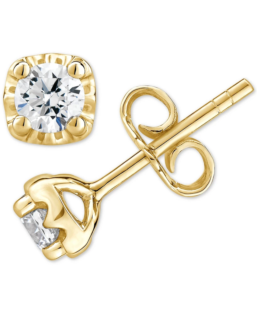 Diamond Stud Earrings (1/2 ct. t.w.) 14k White, Yellow or Rose Gold
