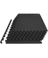 Exercise Puzzle Mat 1-in, 24 Sq Ft - 6 Tiles