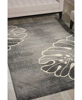 Long Street Looms Samuel SAM04 Gray 3'10" x 5'10" Area Rug