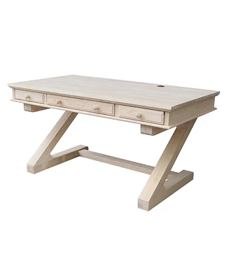 International Concepts Executive Desk with Zosiac Base