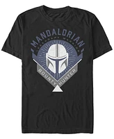Fifth Sun Star Wars The Mandalorian Warrior Emblem Short Sleeve Men's T-shirt