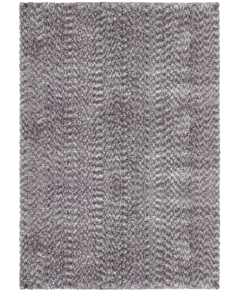 Closeout! Orian Cotton Tail Solid Gray 5'3" x 7'6" Area Rug