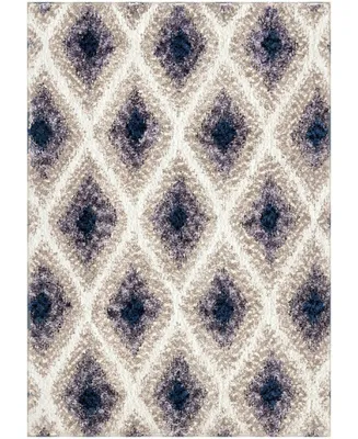 Closeout! Orian Cotton Tail Ikat Diamond Multi 6'7" x 9'6" Area Rug