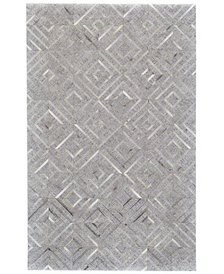 Feizy Fannin R0754 Gray 2' x 3' Area Rug