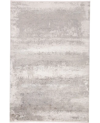 Feizy Cadiz R3888 Silver 6'6" x 9'6" Area Rug