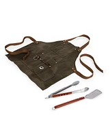 Legacy by Picnic Time Bbq Apron with Tools & Bottle Opener