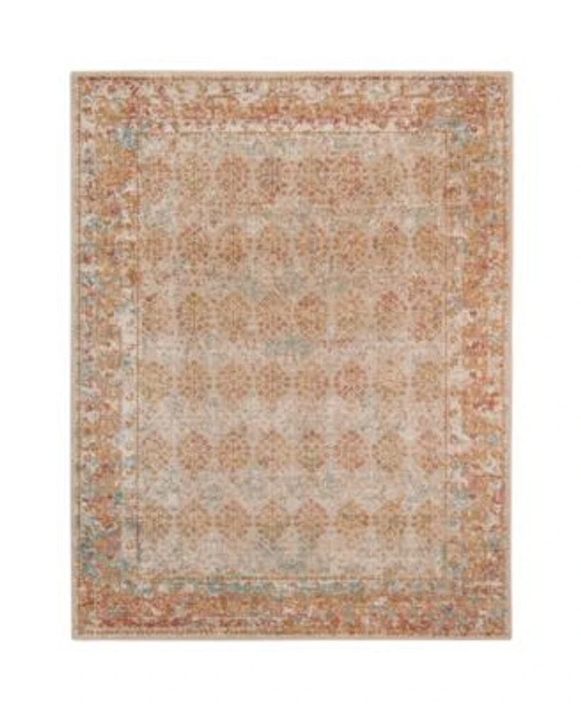 Closeout Amer Rugs Eternal Ete 16 Beige Rust Rug