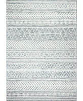 Closeout! Bashian Taron Val-08 Silver 3'6" x 5'6" Area Rug