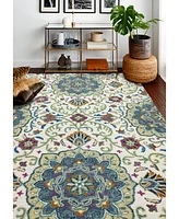 Closeout! Bashian Taron Val-06 Ivory 3'6" x 5'6" Area Rug