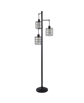 StyleCraft Steel Floor Lamp