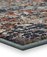 Closeout! Karastan Soiree Solace Indigo 2'4" x 7'10" Runner Rug