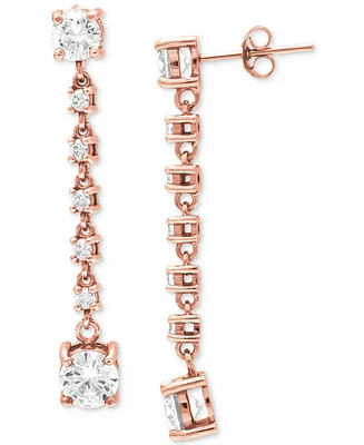 Giani Bernini Cubic Zirconia Linear Drop Earrings, Created for Macy's