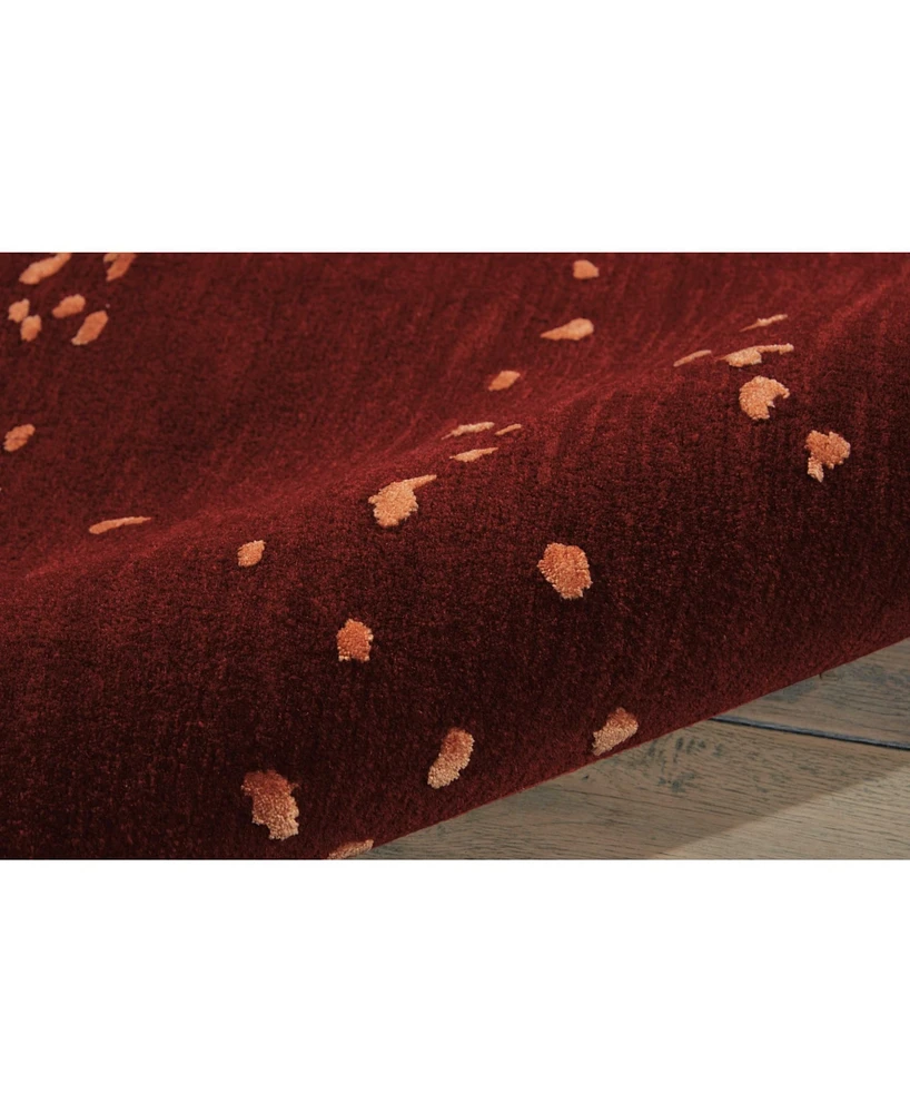 Nourison Home Opaline OPA08 Cinnabar 5'6" x 7'5" Area Rug