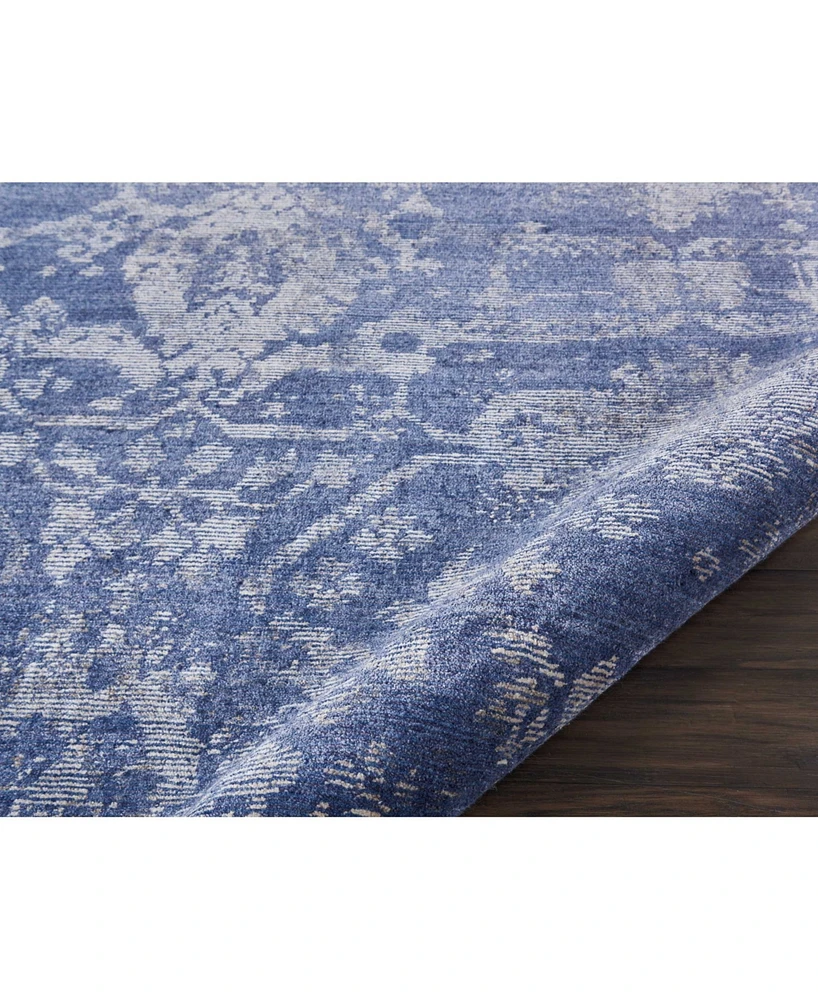 Nourison Home Lucent LCN06 Blue 5'6" x 7'6" Area Rug