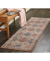 Closeout! Nourison Home Lagos LAG04 Blue 5' Round Rug