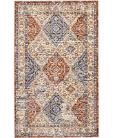 Closeout! Nourison Home Lagos LAG01 Cream 5'3" x 7'6" Area Rug