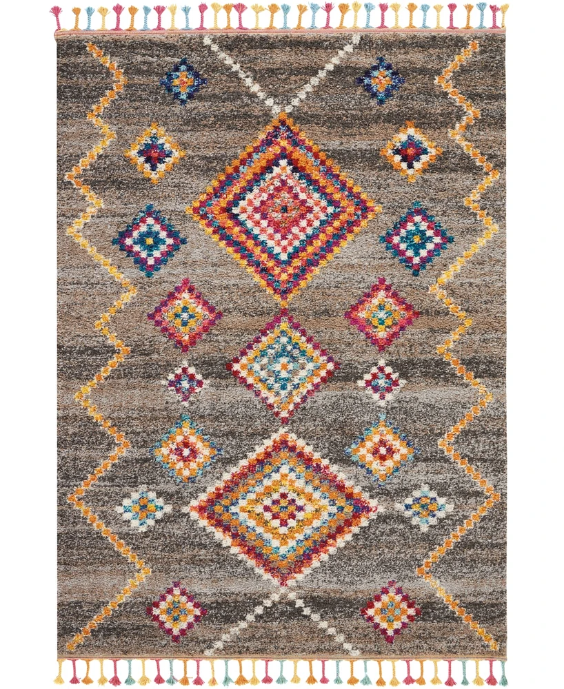 Closeout! Nourison Home Nomad NMD04 Aqua 8'10" x 12' Area Rug
