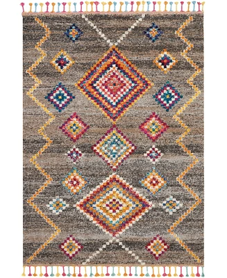 Closeout! Nourison Home Nomad NMD04 Aqua 8'10" x 12' Area Rug