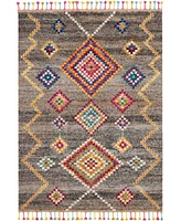 Closeout! Nourison Home Nomad NMD04 Aqua 8'10" x 12' Area Rug