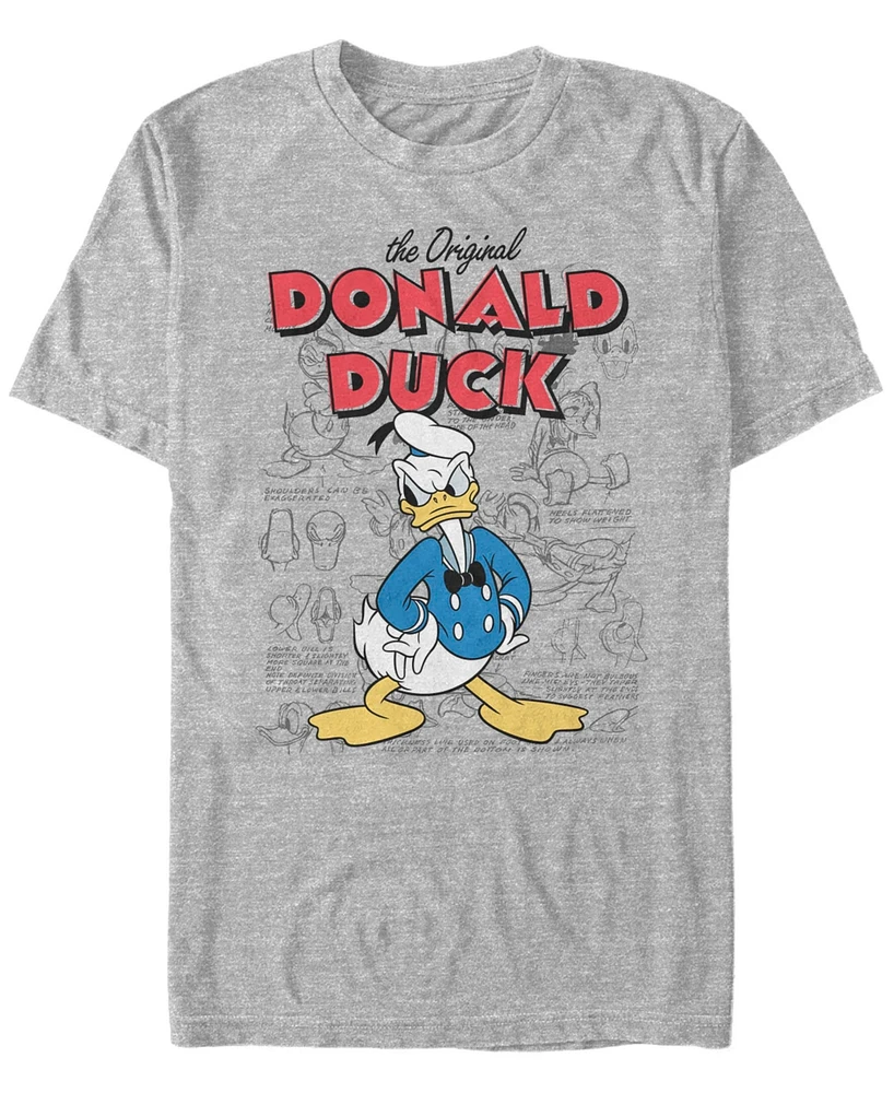 Fifth Sun Men's Donald Sketch Short Sleeve T-Shirt